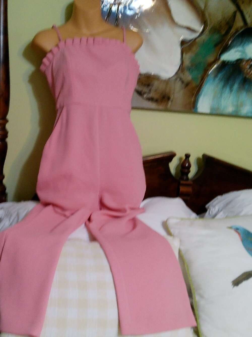 BCBG JUMPSUIT PINK GREAT CONDITION SIZE 2